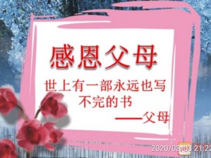 父母的养育之恩，我们无以为报，唯有用[产品名称]来表达我们的感激之情