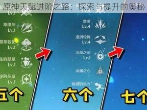 原神天赋进阶之路：探索与提升的奥秘