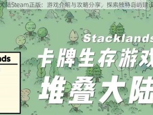 堆叠大陆Steam正版：游戏介绍与攻略分享，探索独特岛屿建设之旅