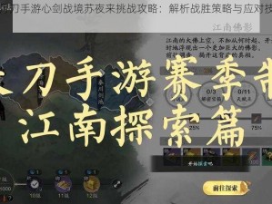 天涯明月刀手游心剑战境苏夜来挑战攻略：解析战胜策略与应对技能挑战之道