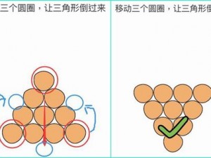 挑战脑洞大师：旋转三个圆圈，实现三角形翻转之谜