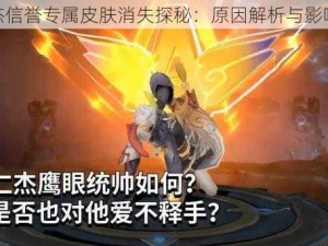 狄仁杰信誉专属皮肤消失探秘：原因解析与影响评估