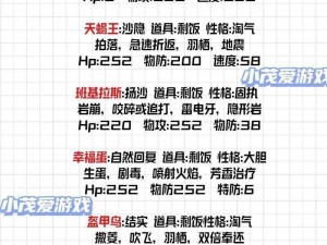 口袋妖怪巅峰对决：比雕携带技能搭配的精彩对决