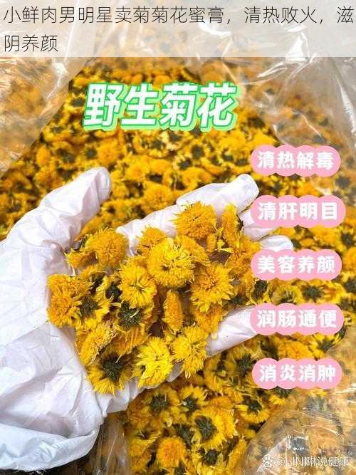 小鲜肉男明星卖菊菊花蜜膏，清热败火，滋阴养颜