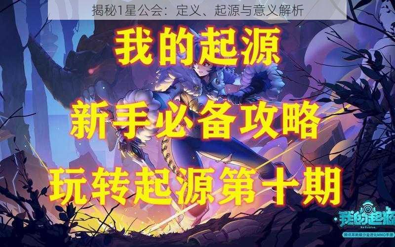 揭秘1星公会：定义、起源与意义解析