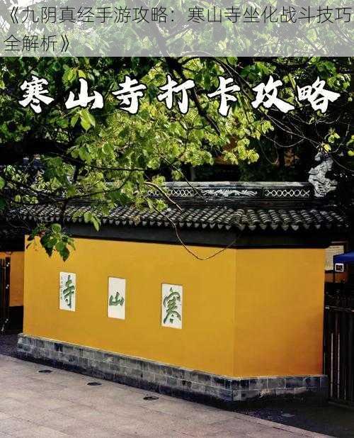 《九阴真经手游攻略：寒山寺坐化战斗技巧全解析》