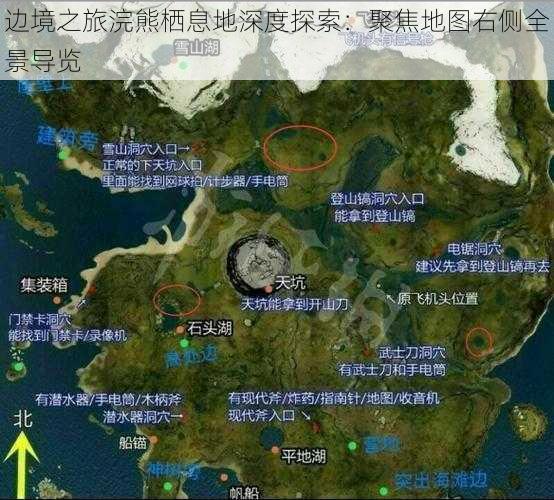 边境之旅浣熊栖息地深度探索：聚焦地图右侧全景导览