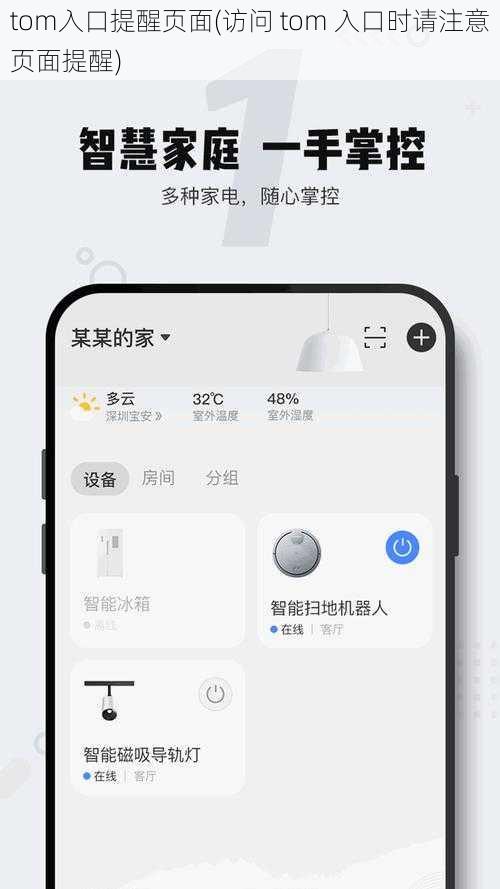 tom入口提醒页面(访问 tom 入口时请注意页面提醒)