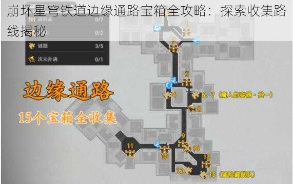 崩坏星穹铁道边缘通路宝箱全攻略：探索收集路线揭秘