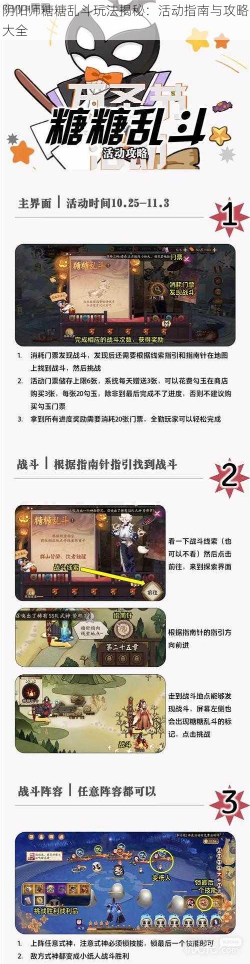 阴阳师糖糖乱斗玩法揭秘：活动指南与攻略大全