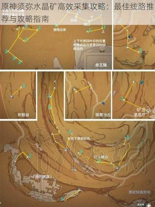 原神须弥水晶矿高效采集攻略：最佳线路推荐与攻略指南